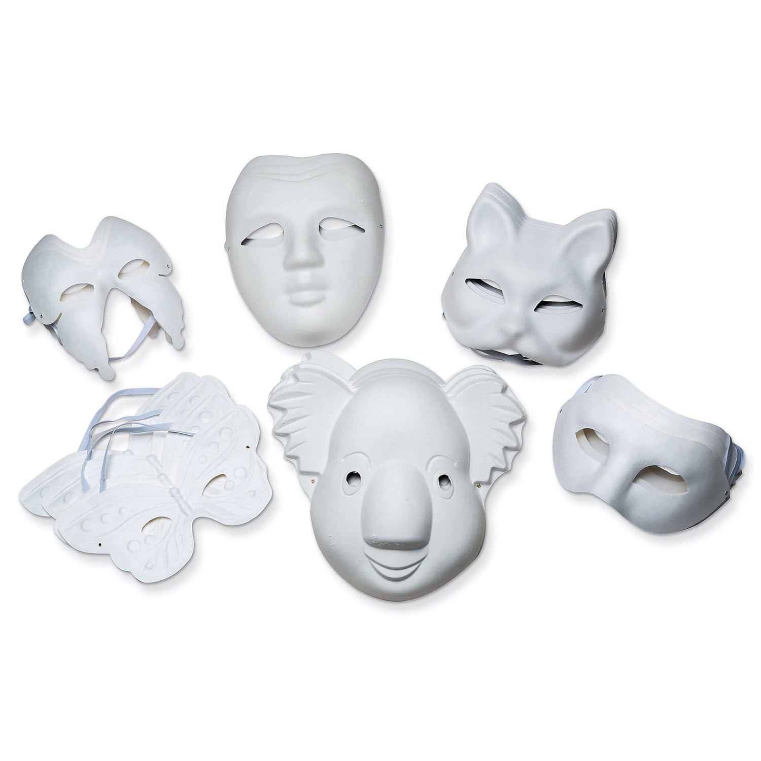 Chenille Kraft Paperboard Mask Assortment Set (CK-4199)