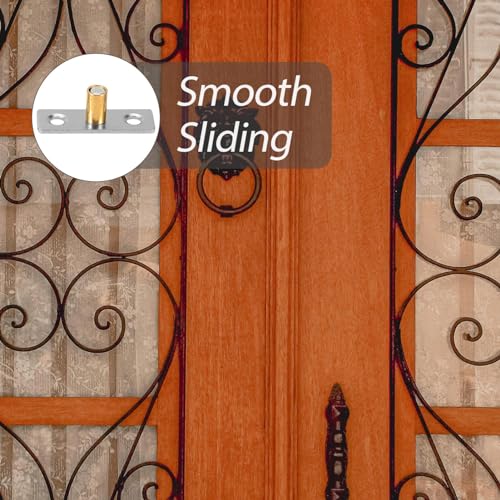 CLISPEED 2Pcs Guias De Porta De Celeiro Guias De Piso De Porta De Celeiro Deslizante Guia De Piso In