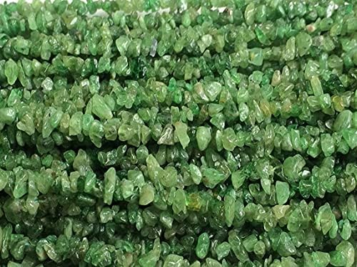 Tsavorite perles chips de 4mm pour fabriquer un cadeau d'anniversaire unique