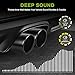 AUTOSAVER88 1.5-2.5 Inch Exhaust Tip, 1.5