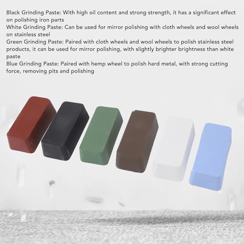 Set de 6 barras de cera para pulir metales miniatura 3