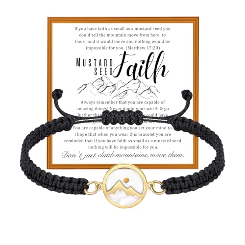 PARTNER Mustard Seed Jewelry Bracelets Baptism & Christian Gifts for Women of Faith