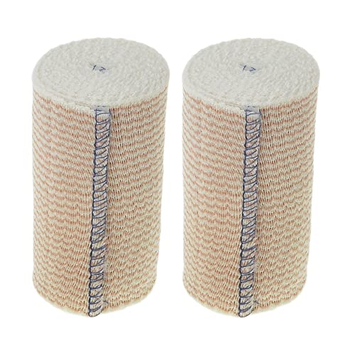Dealmed 4" Elastic Bandage Wrap With Self-Closure – 2 Elastic Bandages, 5 Yards Stretched Compression Bandage Wrap, Wound Care Product For First Aid Kit And Medical Facilities #TOP17