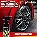 DURA-COATING TECHNOLOGY Wheely Clean Concentrate - Good for Chrome Wheel Cleaner, Clear-Coated, or Aluminum Wheel Cleaner - Professional Tire Shine & Rim Cleaner Spray - Car Care Solution - 1 oz