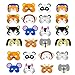 Produktbild INTVN Tiermasken, Eva Animal Masks Kindermasken Schaumstoff Masken für Halloween Weihnachten Kostüm Requisiten Dress-Up Party Zubehör, 24 Stück
