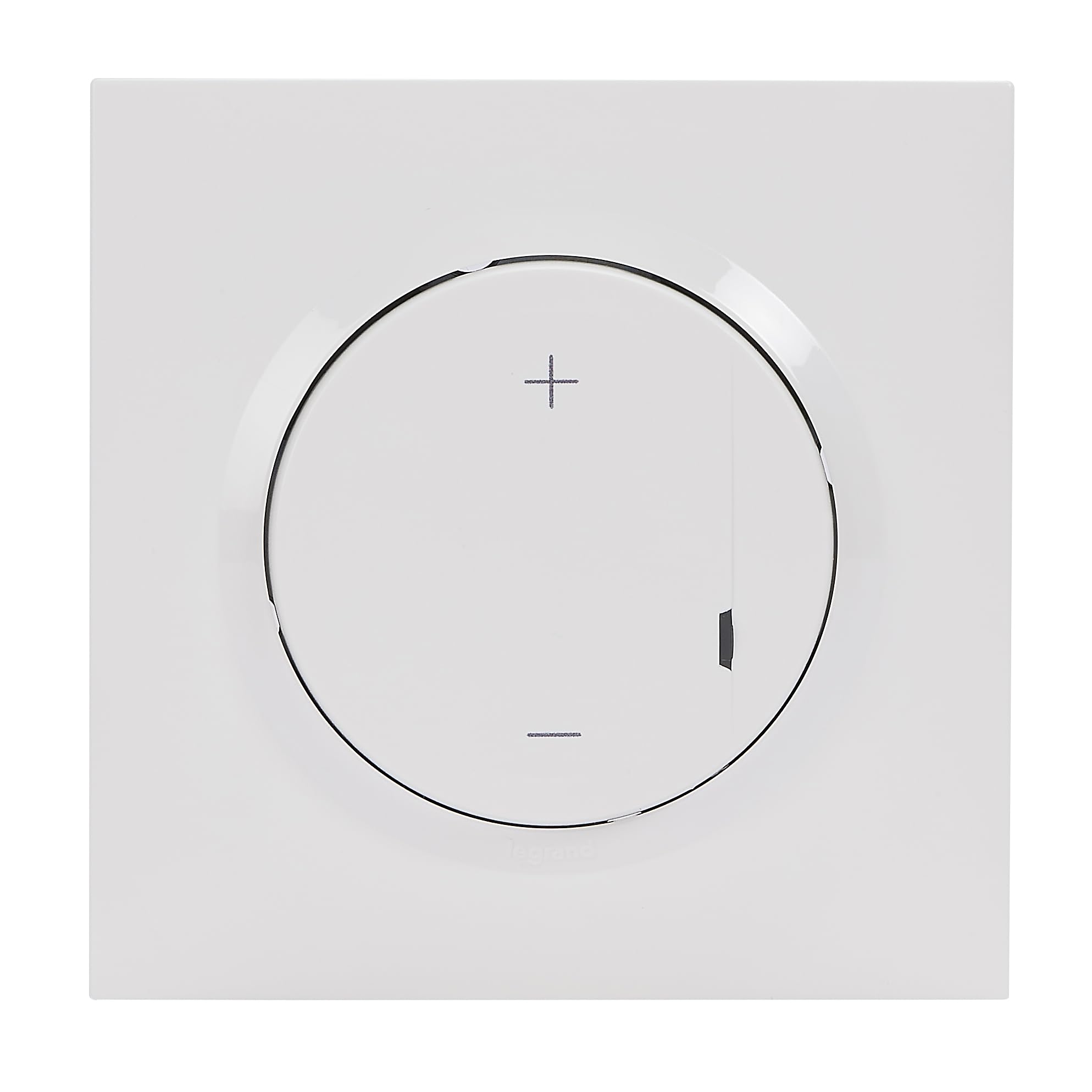 LEGRAND | Divisor universal sin neutros, 2 hilos 125 W Dooxie completo blanco, compatible con bombillas regulables, ajuste de brillo alto y bajo, instalación inalámbrica de neutro