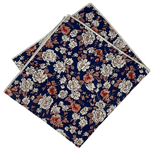 Image of Kebocis Men's Floral Pocket Square Handkerchief for Men