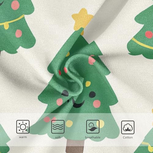 Girls' Triangle Panties Toddler Cotton Underwear for Young Girls Christmas Trees Pattern3