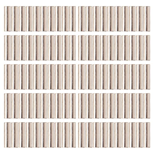 POENVFPO Single Barrel Crimp SleevesWire Rope Tube Connector Kit,Fishing Line Tube ConnectorsforLeader Rigging (2.2#)