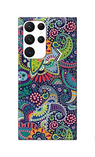 Image of Printed Hard Back Cover Case for Samsung Galaxy S22 Ultra 5G Back Cover (Miraculous Patterns) -1803