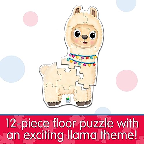 The Learning Journey: My First Big Floor Puzzle – Little Llama - Toddler Puzzles and Activities for Children Ages 2-5 Years (12 Large Pieces)