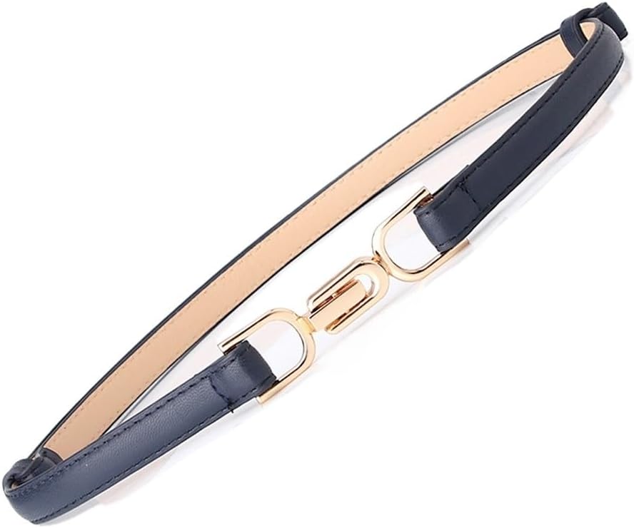 Women's Buckle Adjustable Waistband Dres Suit Decoration Small Belt Student