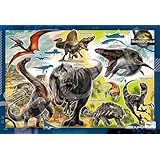 エポック社（EPOCH） 100ラージピース ジグソーパズル ジュラシック・ワールド／復活の大地 ダイナソー・コレクション （26×38cm） 26-507 のり付き ヘラ付き 点数券付き