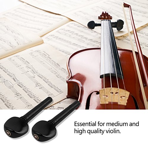 4 stks Viool Ebbenhout Stemsleutel Set Viool Muziekinstrument Accessoires voor 4/4 Vioolsnaar - Image 6
