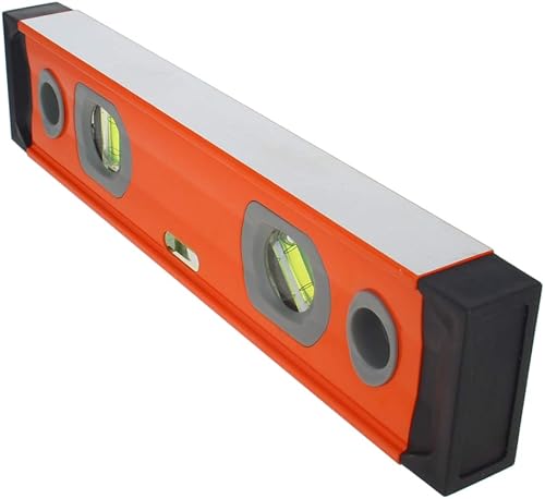 Utoolmart Nivel de torpedo magnético de cara de aluminio, nivel de burbuja de burbuja de burbuja de nivel de 1 unidad