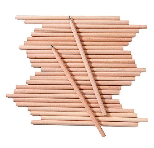 100x Matita in Legno HB Set Matita Naturale per