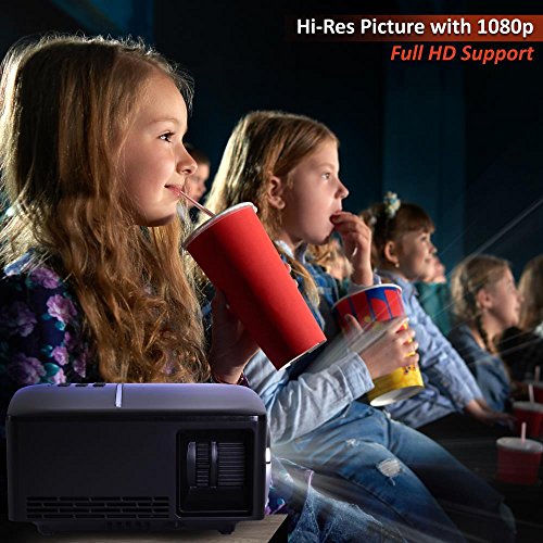 Pyle Multimedia Home Theater Projector - Portable Hd 1080P Led With Usb Hdmi Digital Data System Projection For Entertainment Video Photo Game Full Cinema Movie In Your Laptop - Prjg98 #TOP7