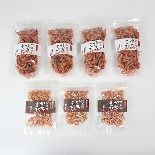 国産添加物不使用!別府湾かちえび3パック・焼きえび4パック