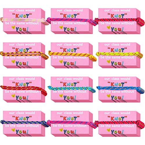 Bracelets d'échange avec 60 cartes de Saint-Valentin en vrac pour enfants