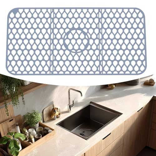 Protector para fregadero que evita daños y cuida tus cuencos, platos y sartenes 4