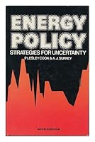 Energy policy: Strategies for uncertainty 0855202130 Book Cover