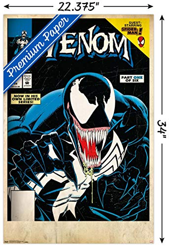 Trends International Marvel Comics - Venom - Lethal Protector Cover #1 Wall Poster, 22.375" X 34", Premium Unframed Version #TOP2