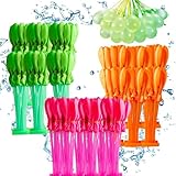 486pcs Water Balloons for Kids/Adults,27 Bunch Rapid-Fill Self-Sealing Water Balloons Easy to Fill Use,Colorful Splash Water-Balloon for Outdoor Garden Beach Pool Party Fight Water Toy