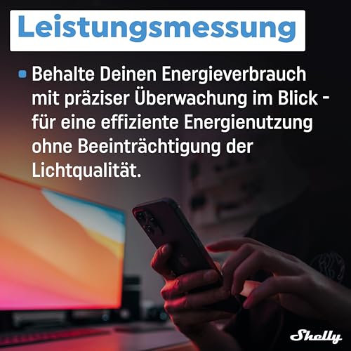 Shelly Plus RGBW PM - WLAN Controller für LED-Streifen, 12-24 VDC, 3 Beleuchtungsprofile, Leistungsmessung, Dimmer für Weißes oder Farbiges Licht, kein Hub Erforderlich, Alexa & Google Home