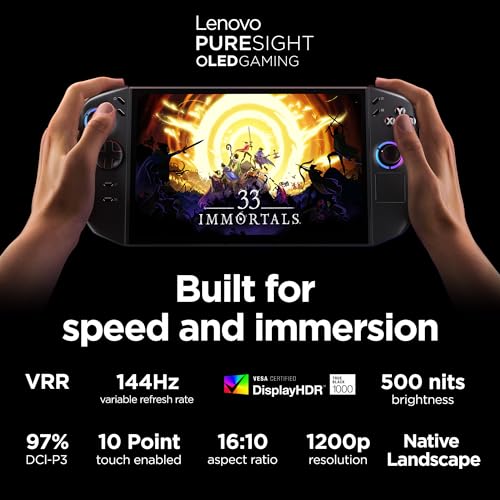 Image of Lenovo Legion Go 2 - Mobile Gaming Console - AMD Ryzen Z2 Extreme - 8.8 inch WQXGA PureSight OLED Display - 144Hz - Integrated AMD Radeon Graphics - 32GB Memory - 2TB Storage - Fingerprint Reader