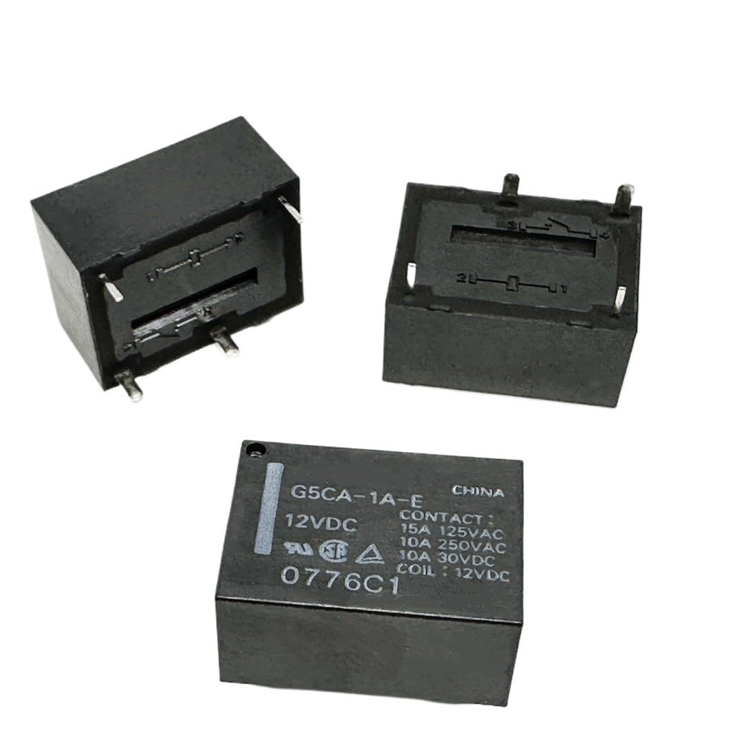 Yzwrwrmktb One Color 1Pc G5ca-1A-E 12Vdc (7520A-5V/12V/24V-10A) Relay 4Pins