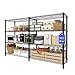 FinerFurnis 4-Tier Metal Wire Storage Rack for Food Service - Adjustable Industrial Shelving, 1060 lbs Capacity, Commercial Kitchen, Pantry, Garage, 59