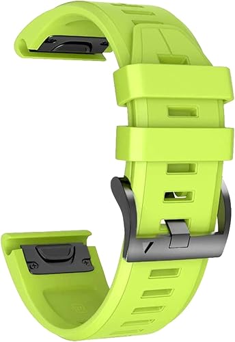 AHGDDA Correa de silicona de 26 0.866in para reloj Garmin Fenix 6X 6Pro de liberación rápida, fácil ajuste para accesorios Fenix 5X 5Plus (color