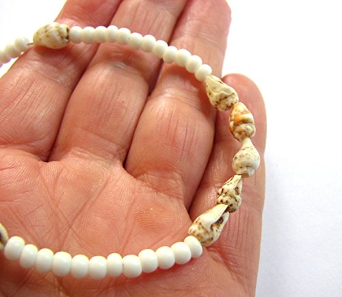 Seashell Anklet, White Beach Ankle Bracelet For Women #TOP4