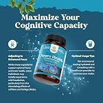 Nootropic Brain Supplement for Memory and Focus Support - Vitamins for Mental Support & Clarity with Bacopa Monnieri, VIT A, B6, Riboflavin, Niacin, Thiamin & Folate - Cognitive Complex - 90 Ct - Image 3