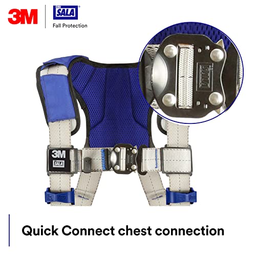 Image of 3M DBI-SALA ExoFit X100 Comfort Construction Positioning Safety Harness
