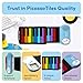 PicassoTiles Electronic Piano 49Key Flexible Roll-Up Keyboard with Recording Feature 8 Tones 6 Demo Songs Built-in Speaker Educational Music Toy for Kids Toddlers Boys Girls Rainbow Color Design PT49