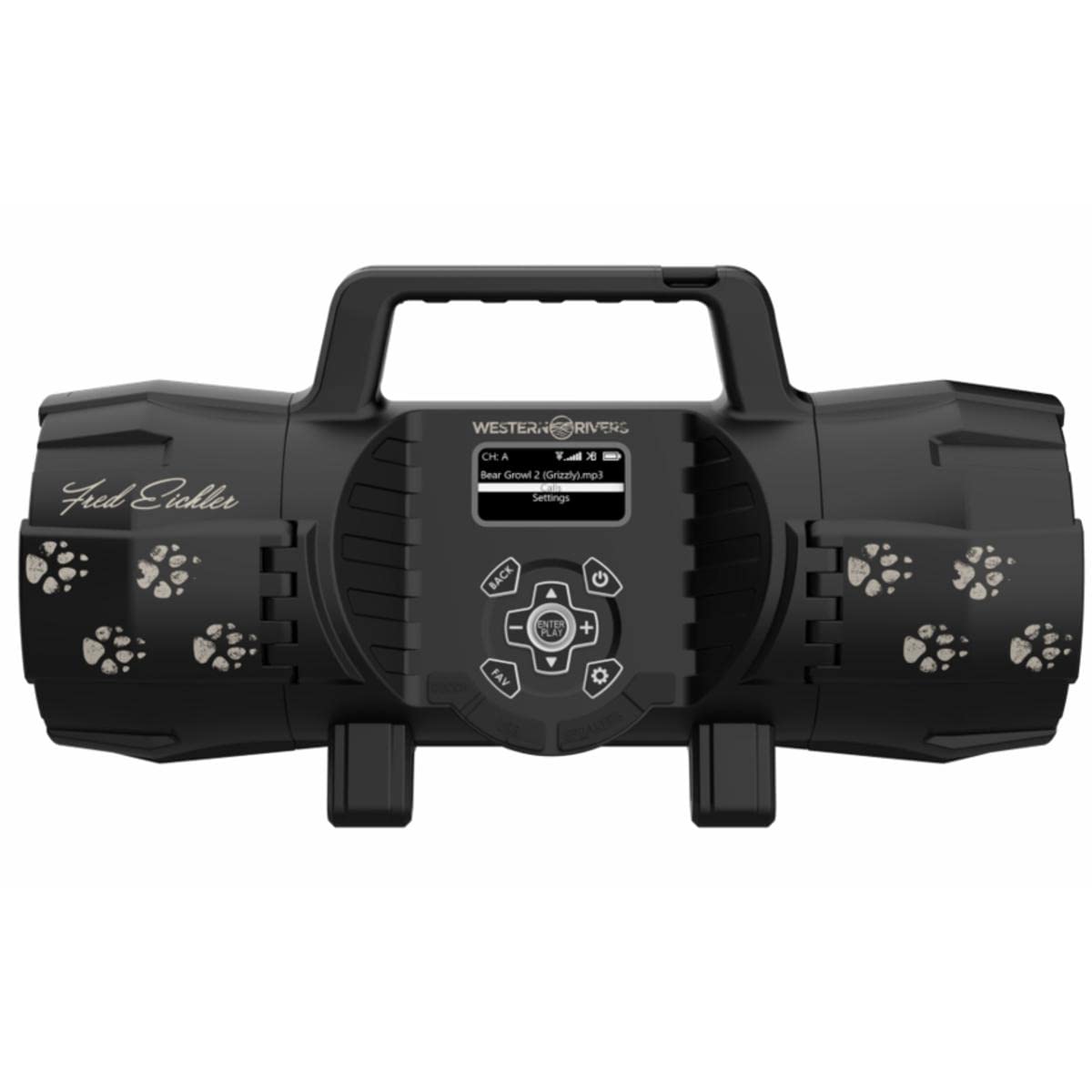 Western Rivers Fred Eichler Compact Easy-to-Use Electronic Game Call for Hunting with Four-Channel Long-Range Remote