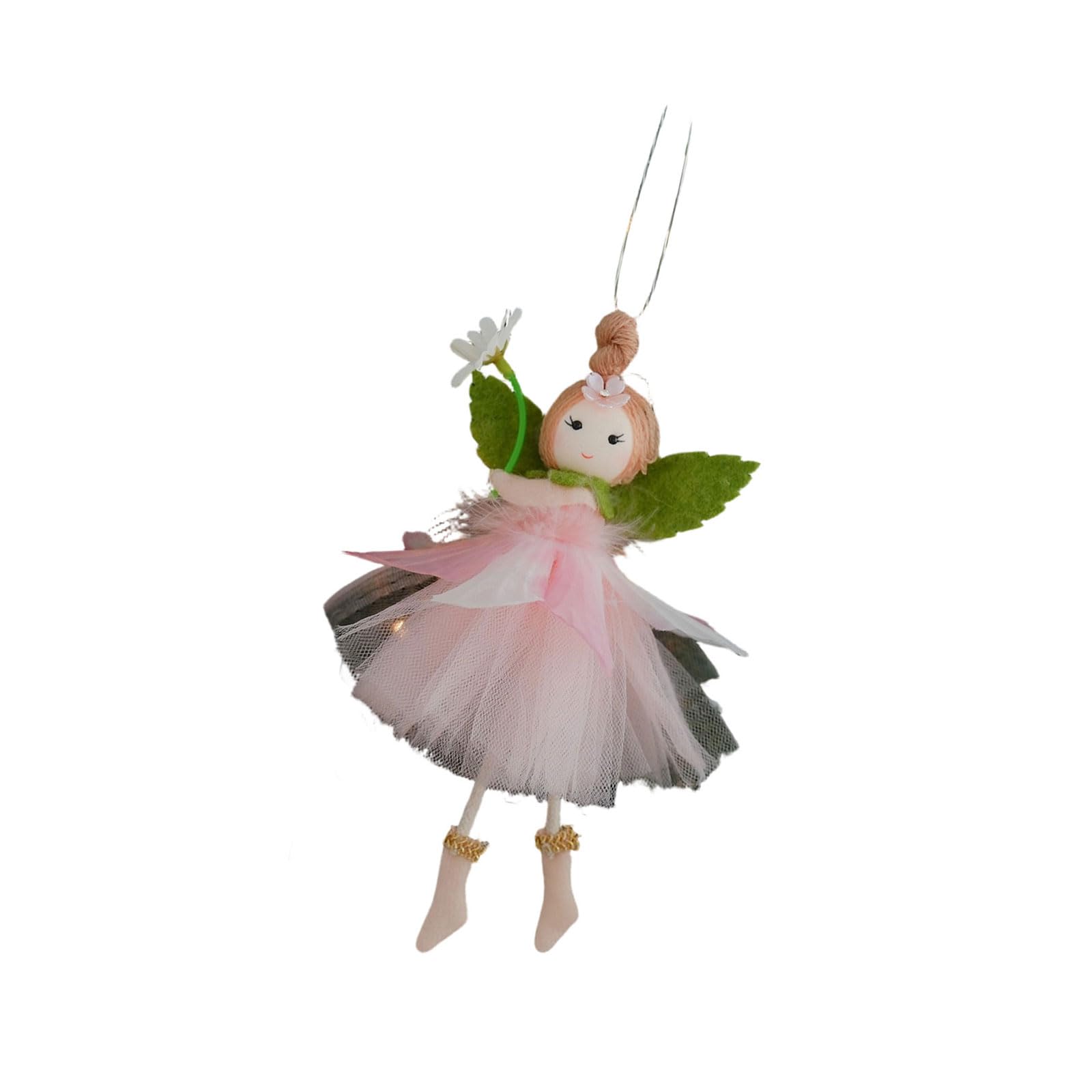 Buxuaaaa Girl with Flower Hanging Ornament for Spring Festival Decoration Living Room Enhancement Accessory Easter Decoration