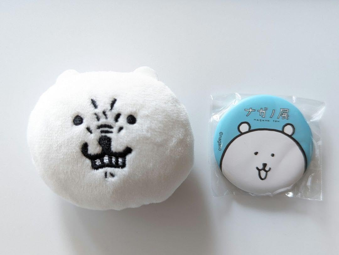 ちいかわ　ナガノ展　おかおぬいぐるみバッジ　ノベルティ　7点セット Amazon | ナガノ展 ノベルティ おかおぬいぐるみバッジ、マット缶