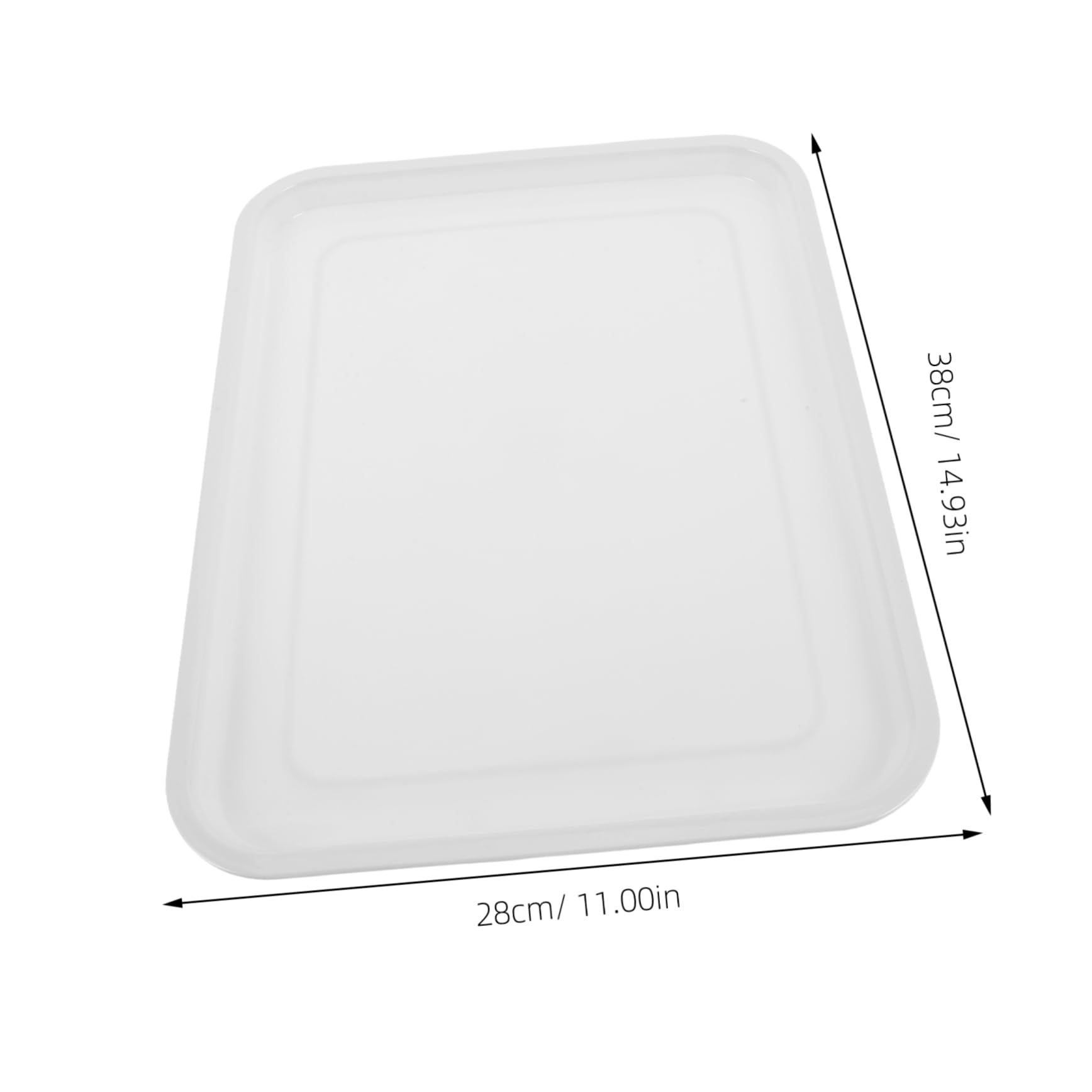 Mikikit Plastic Dog Crate Tray Multi Purpose Litter Box for Cats Rabbits Easy Clean Durable Plastic Pet Tray Replacement Cage Pan for Indoor Outdoor Use