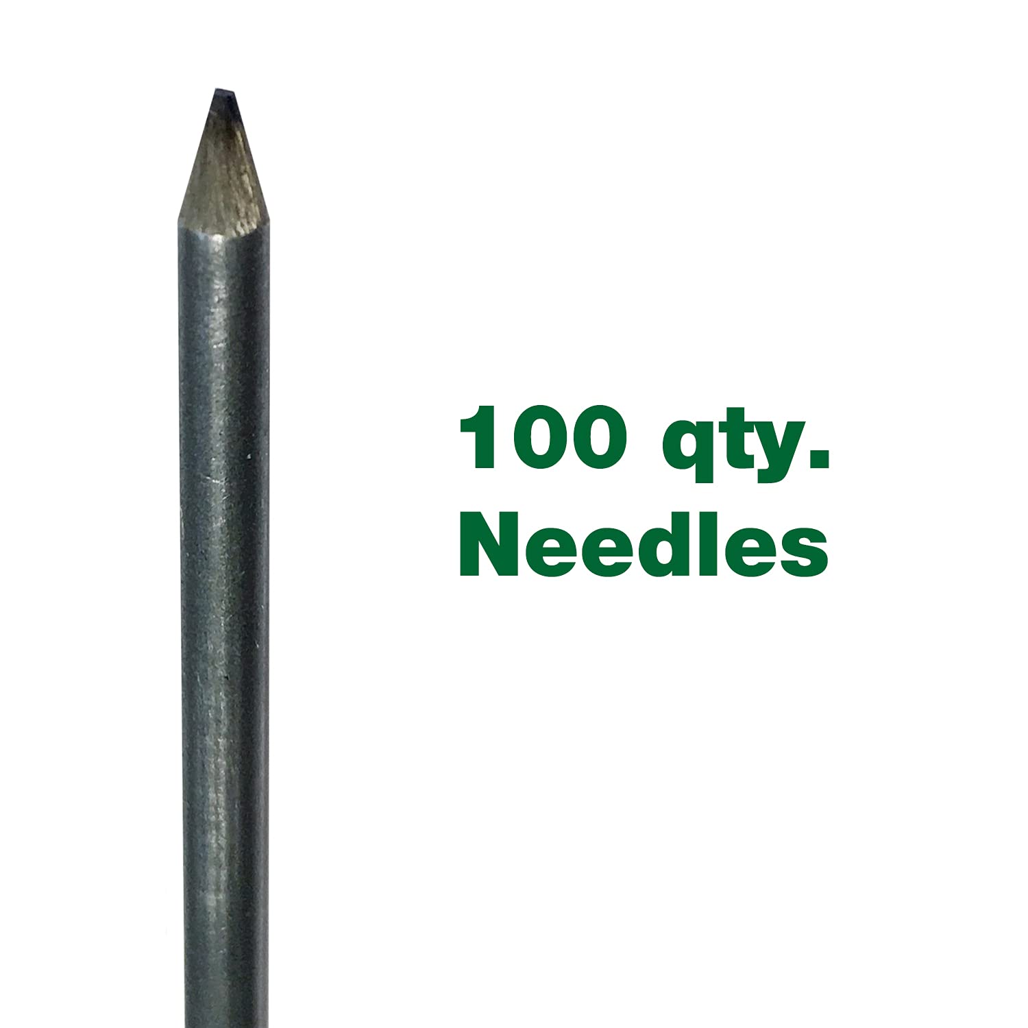 CS Unitec - Agujas de repuesto para escalador de agujas neumático (3 mm de diámetro) x 7 pulgadas, 100