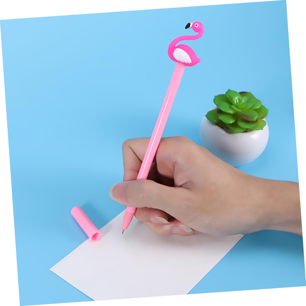 DOITOOL 60 Pièces Stylos à Gel Stylos Gel Flamingo pour Garçon Fille Pratique et Créatif pour École Loisirs