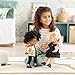 Couture Outfit Set, 5-Piece Black/Gold Outfit Set for All 36 cm MaCorolle Dressing Dolls, from 3 Years