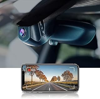 Fitcamx Dashcam Voiture Convient pour BMW 1 2 3 4 5 6 7 Series X1 X2 X3 X4 X5 X6, châssis F(modèle A), Dashcam 4K WiFi, Accessoires OEM, vidéo UHD 2160P, G-Senseur, WDR, Plug & Play, avec Carte 64 Go