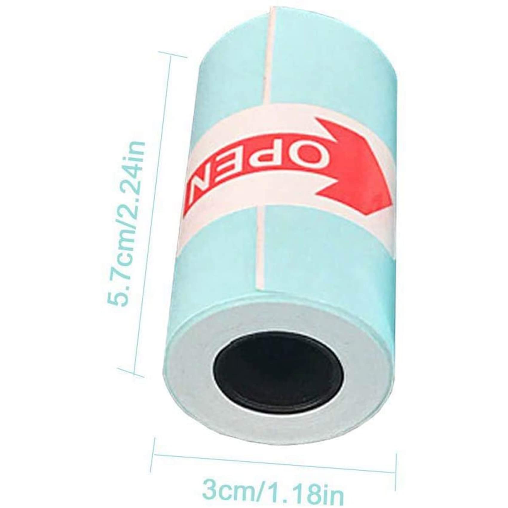 36 rolek naklejki papier termiczny 57 mm x 30 mm samoprzylepna drukarka termiczna do drukarki kasy paragonów POS