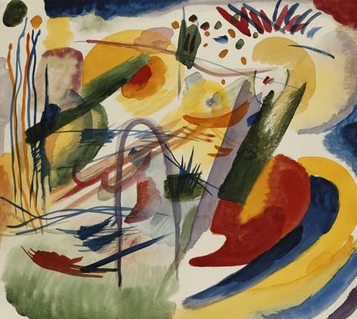 Cuadro pintura murales decor de Kandinsky en lienzo de 60x90cm para salon y zonas comunes