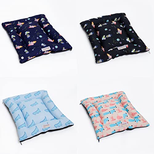 Cama Pet Colchonete para Cachorro e Gato Tamanho Médioo Lavável com Zíper Enchimentos Removíveis Fun