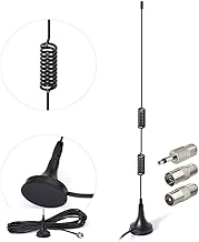 Kanto Antenna Laboratory, FM Antenna, Indoor Antenna, Radio Antenna, 3 Types of Conversion Adapter Included, High Sensitivity, Magnetic