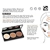 Golden Rose Long Lasting Matte Powder Contour Kit - Highlight, Bronze, & Contour Set Makeup Palette