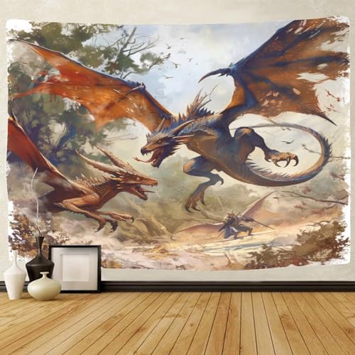 Dragon des ailes 3D tenture murale pour masquer un mur vide